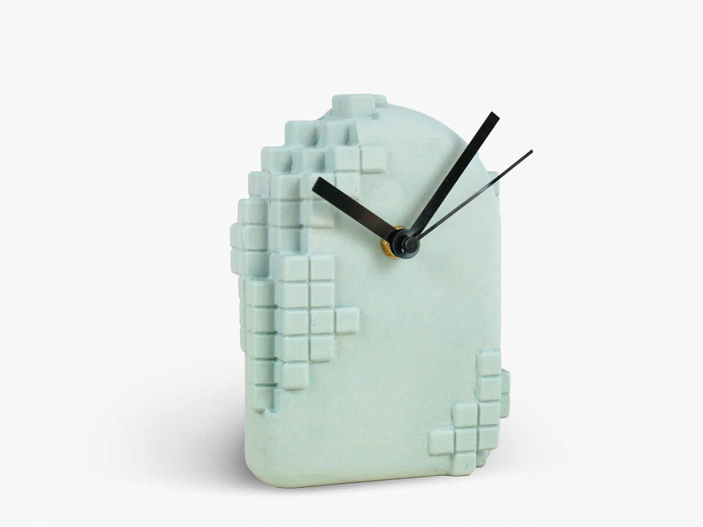 Pixel Desk Clock - Mint Green - Pixel Comet Shop