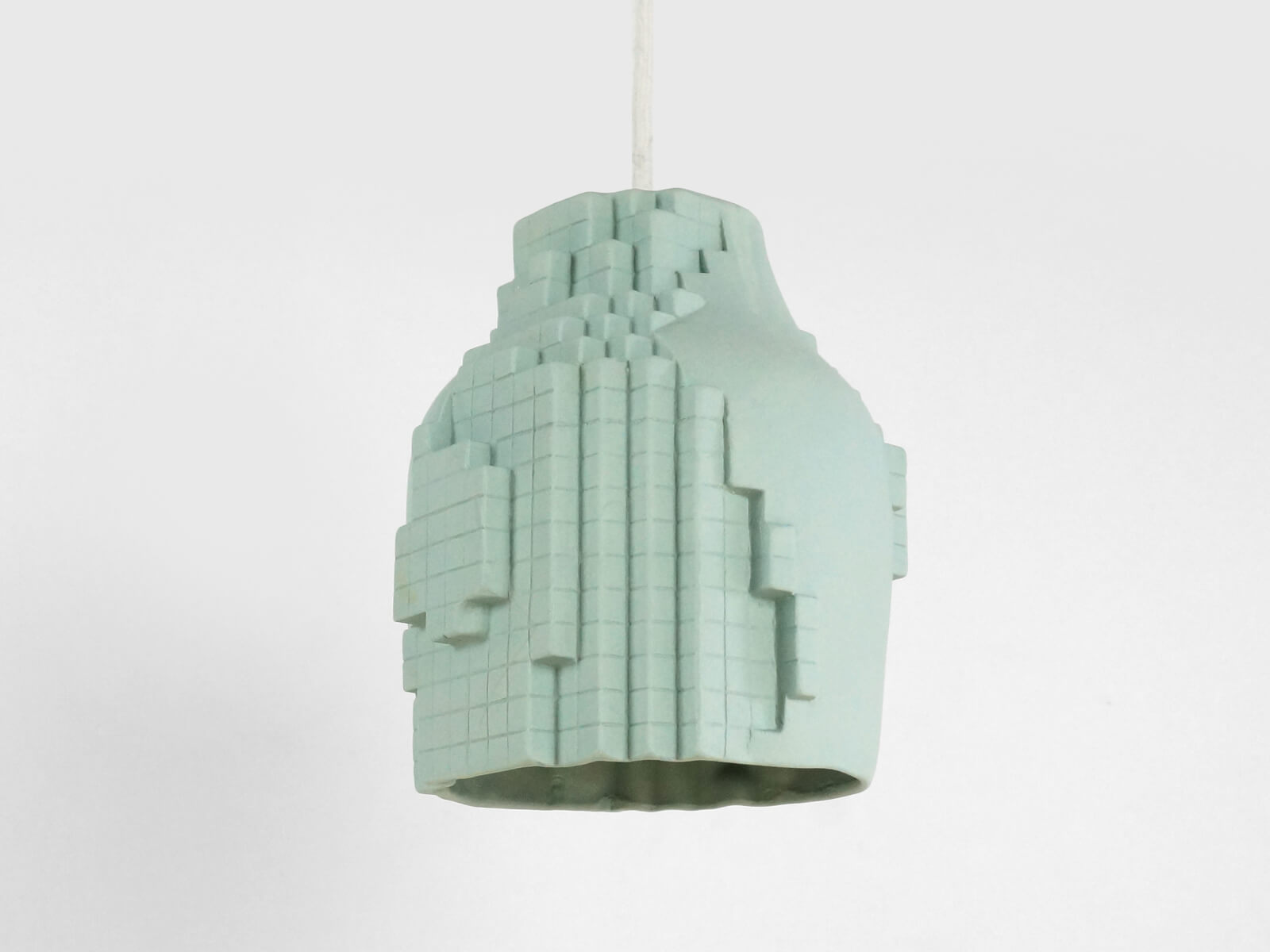 Pixel Pendant Lamp - Cool Grey - Pixel Comet Shop