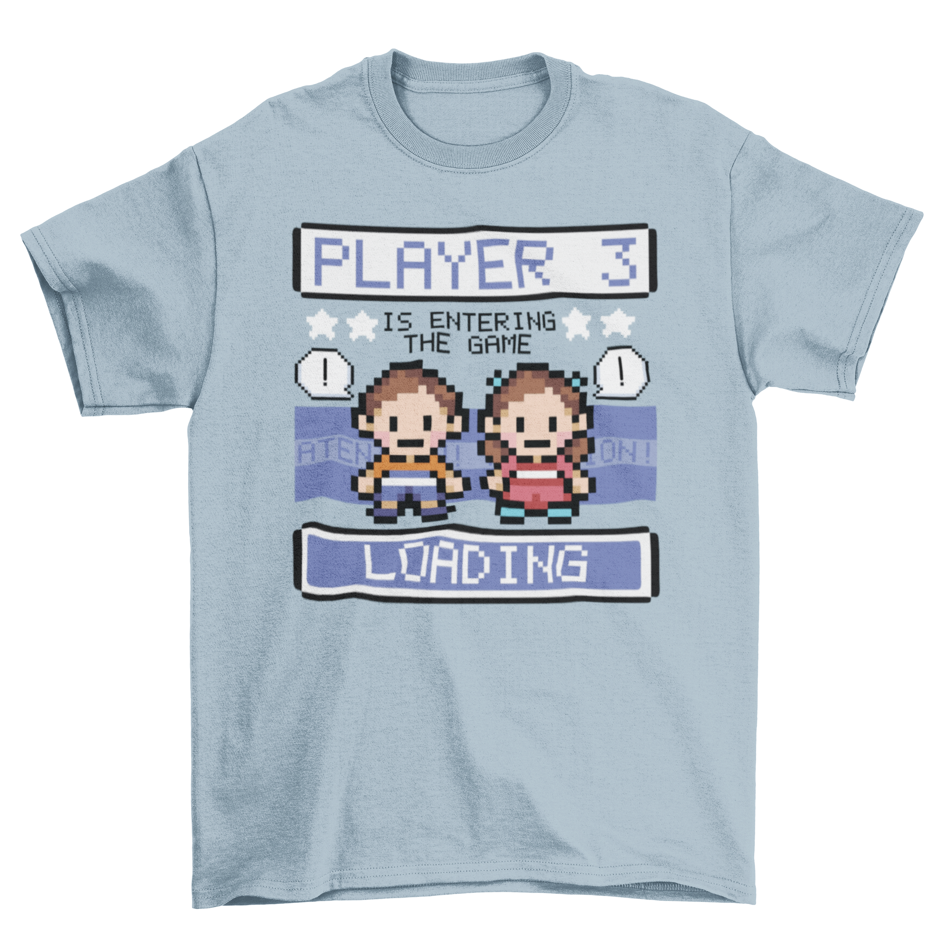 Pixel Art Game Characters T-shirt - Pixel Comet Shop