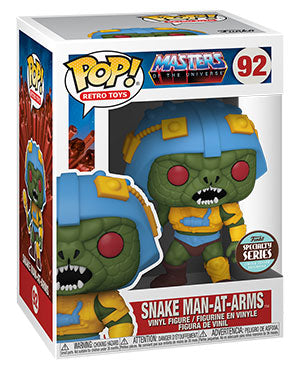 Funko Pop! Retro Toys: MOTU- Snake Man-At-Arms Specialty Series - Pixel Comet Shop